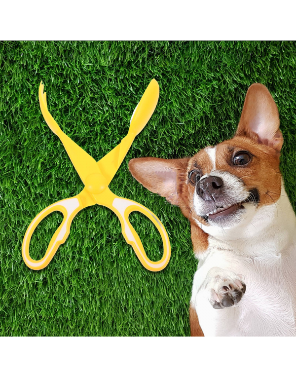 1Set Portable Pet Poop Picker Dog with Long Handle for Outdoor Use on Grass Gravel Pavement