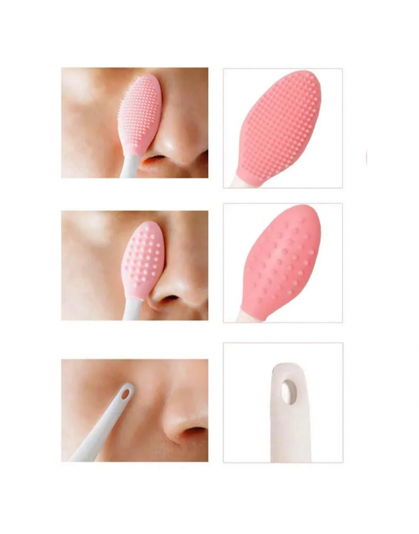 Silicone Nose Clean Brush Exfoliating Pore Beauty Facial Brush Skin Care Massager Tool