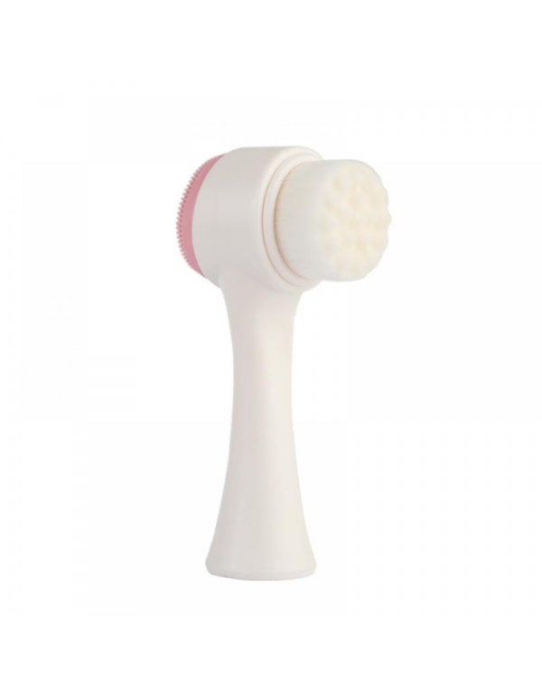 3D Double Sides Silicone Facial Cleansing Brush Face Cleaning Massage Beauty Brush Tool