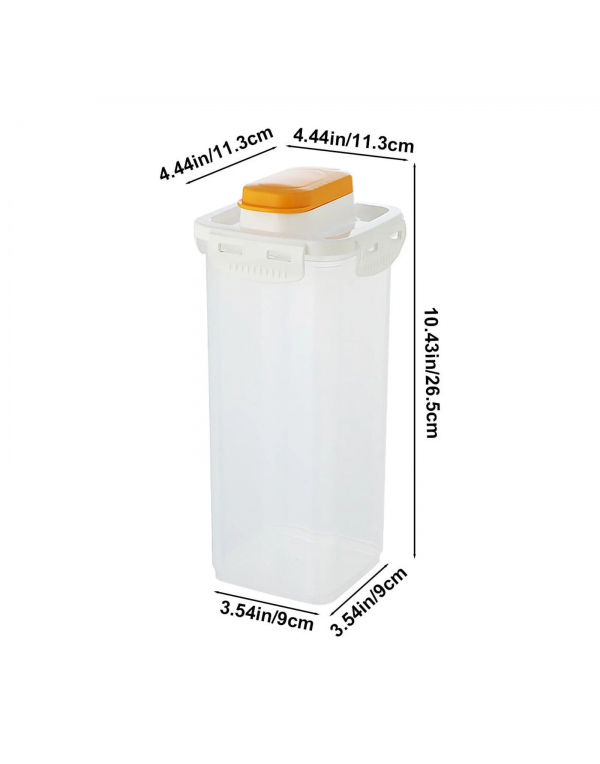 Clear Plastic Laundry Storage Bucket,  Large Capacity Household Soap Storage Box Clear